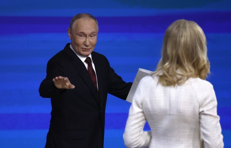 Putin: I am in love