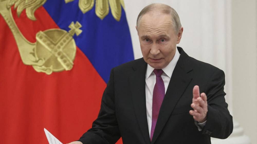 Putin says Russia won't attack countries if treated with respect