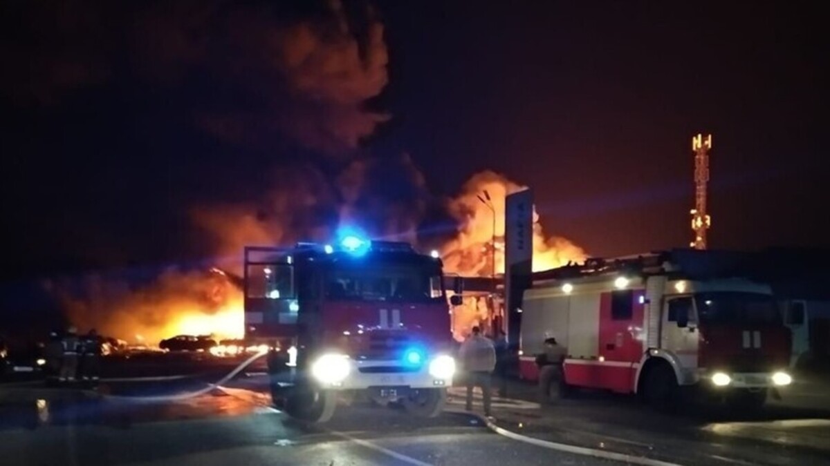 Взрыв на автозаправочной станции в Дагестане