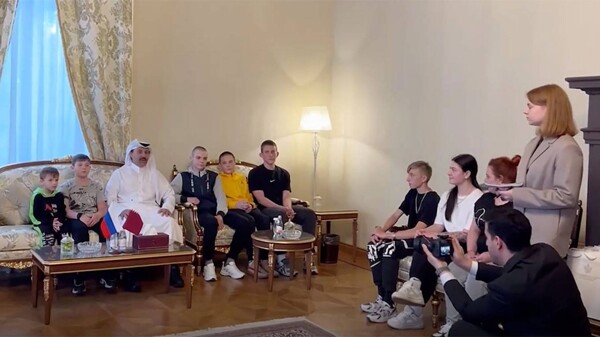 Шесть украинских детей, задержанных в России, освобождены с посредничеством Катара