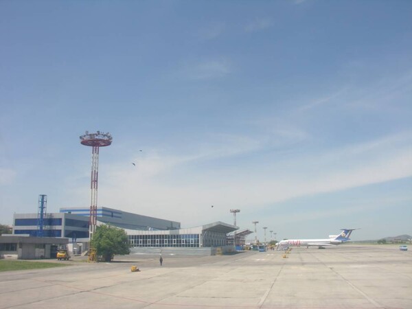 Пожар на аэропорту в Минеральных Водах, Южная Россия